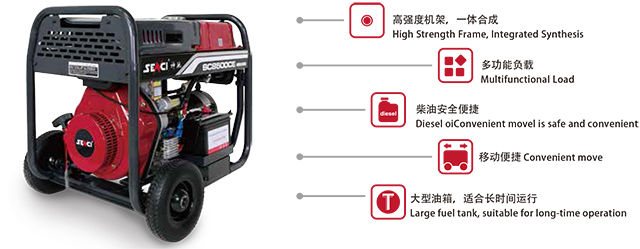 SCD4500開架小型柴油發(fā)電機(jī)組2
